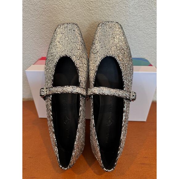 Katy Perry The Evie Mary Jane – Silver – Women’s Size 11 (EU 41) -  NEW in BOX - Picture 9 of 12